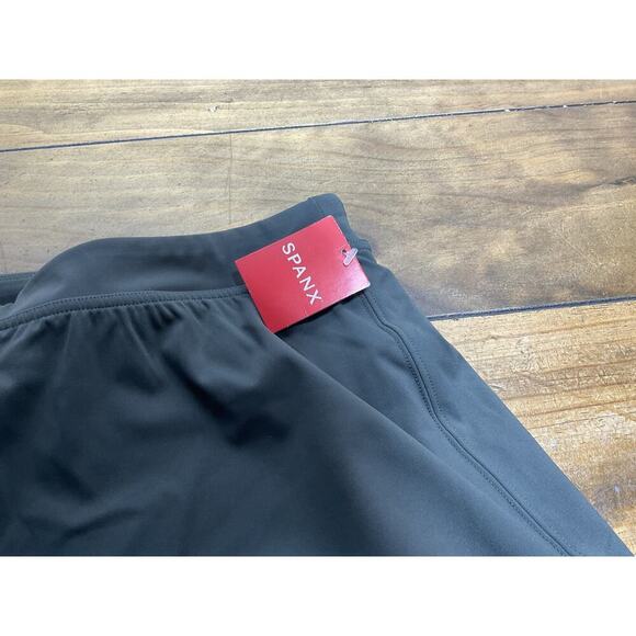 NWT SPANX Booty Boost Active Skirt Around 7/8 Leggings Medium Dark Palm - Picture 6 of 14